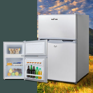 Portable Fridge Bar Freezer Glacio 65L-12V/24V/240V-Silver