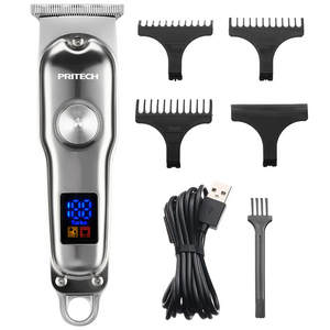 PR-2749 Rechargeable Electric Trimmer with LED Screen

The PR-2749 Rechargeable Electric Trimmer with LED Screen is a powerful and versatile tool for hair and beard trimming. With its long-lasting battery and convenient LED screen, you can easily achieve your desired style without the hassle of constantly changing batteries. Take your grooming routine to the next level with this reliable and efficient trimmer.