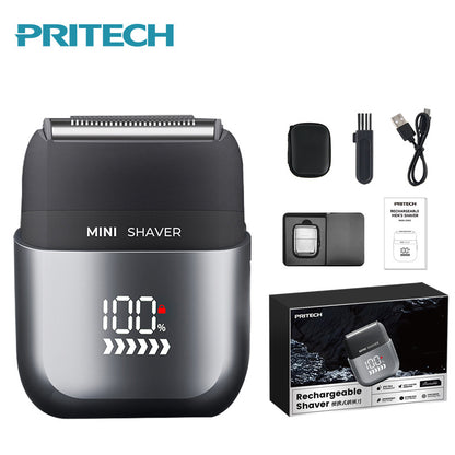 PRITECH Smart Portable Mini Electric Shaver - Digital Display, Model RSM-2289, UV Light Blue

The PRITECH Smart Portable Mini Electric Shaver is designed for on-the-go grooming with a sleek, compact design and advanced features. Featuring a Digital Display for easy monitoring and a UV Light Blue finish, it’s a stylish and practical tool for maintaining a smooth shave anytime, anywhere.