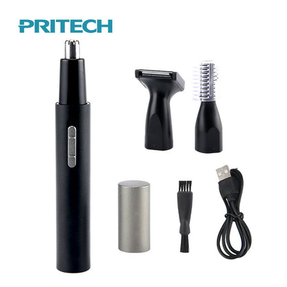 PRITECH TN-266 Multi-Functional Electric Hair Trimmer

Enjoy a versatile grooming experience with the PRITECH TN-266 Multi-Functional Electric Hair Trimmer. Designed to meet all your grooming needs, this rechargeable grooming kit includes interchangeable heads for trimming nose hair, eyebrows, beard, and body hair, ensuring precision and comfort.