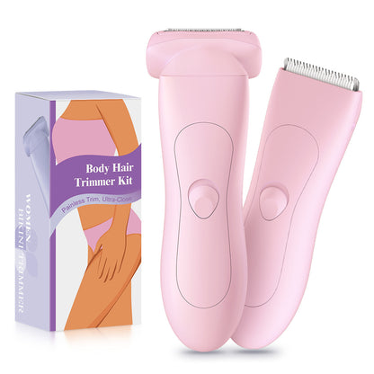 Gentle &amp; Precise Hair Removal Solution

Experience smooth, comfortable hair removal with this versatile Electric Body Hair Trimmer Kit, specifically designed for women. Ideal for trimming hair on legs, arms, underarms, and the delicate bikini area, this tool offers a painless and ultra-close trim for beautifully smooth skin.