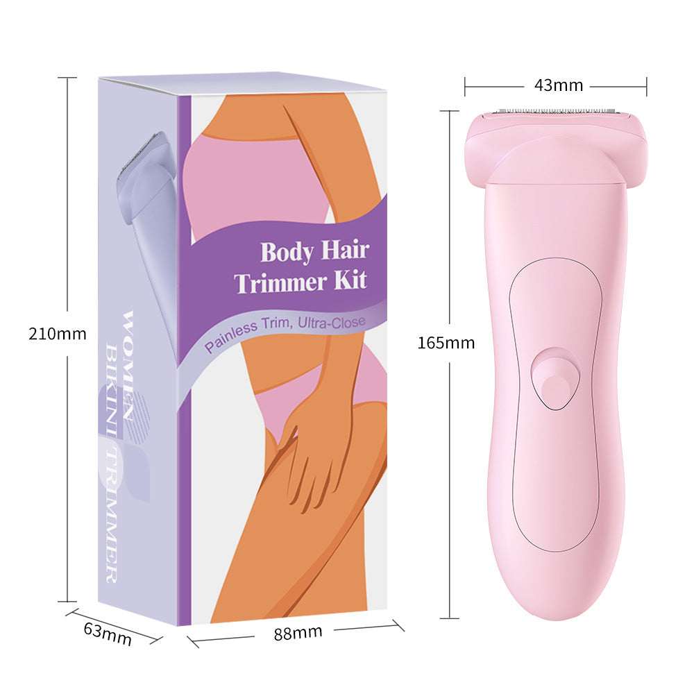 Gentle &amp; Precise Hair Removal Solution

Experience smooth, comfortable hair removal with this versatile Electric Body Hair Trimmer Kit, specifically designed for women. Ideal for trimming hair on legs, arms, underarms, and the delicate bikini area, this tool offers a painless and ultra-close trim for beautifully smooth skin.