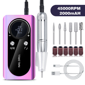 Professional 45000RPM Rechargeable Nail Drill - Achieve Salon-Quality Nails at Home!

Improve your nail care routine with this rechargeable Purple Professional 45000RPM Nail Drill. Ideal for professional or personal use, it offers a highly effective and convenient solution for all your manicure and pedicure needs.