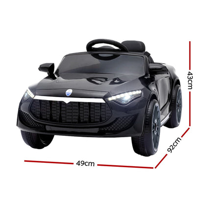 Rigo Maserati Kids Ride On Car - Black