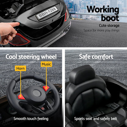 Rigo Maserati Kids Ride On Car - Black