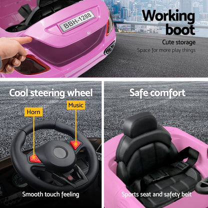 Maserati Kids Ride On Car -  Pink