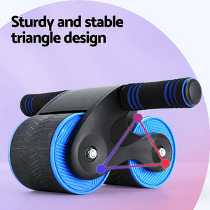 Everfit Ab Roller Automatic Rebound Abdominal Wheel Home Gym Workout Blue

This Everfit Ab Roller offers an automatic rebound feature, making it the perfect addition to any home gym. Improve your abdominal strength and tone your core with ease. With its blue color, it's a stylish and functional piece of equipment that is sure to enhance your workout experience.