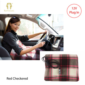 Ramesses Electric heated Car Snuggle 110 x 150 cm Red Checkered

The Ramesses Electric heated Car Snuggle 110 x 150 cm is an ideal companion for any winter drive, providing warmth and comfort. Its solid and checkered print design in beautiful color tones adds a stylish touch while remaining practical. Made from quality Polyester fabric, it guarantees both durability and comfort.