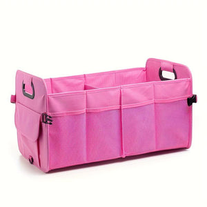 Foldable Car Trunk Organizer - Multi-Compartment Storage Box with Handles

Keep your car neat and organized with this foldable trunk organizer. Featuring multiple compartments and a durable design, it's the perfect solution for storing groceries, tools, and other essentials while on the go.