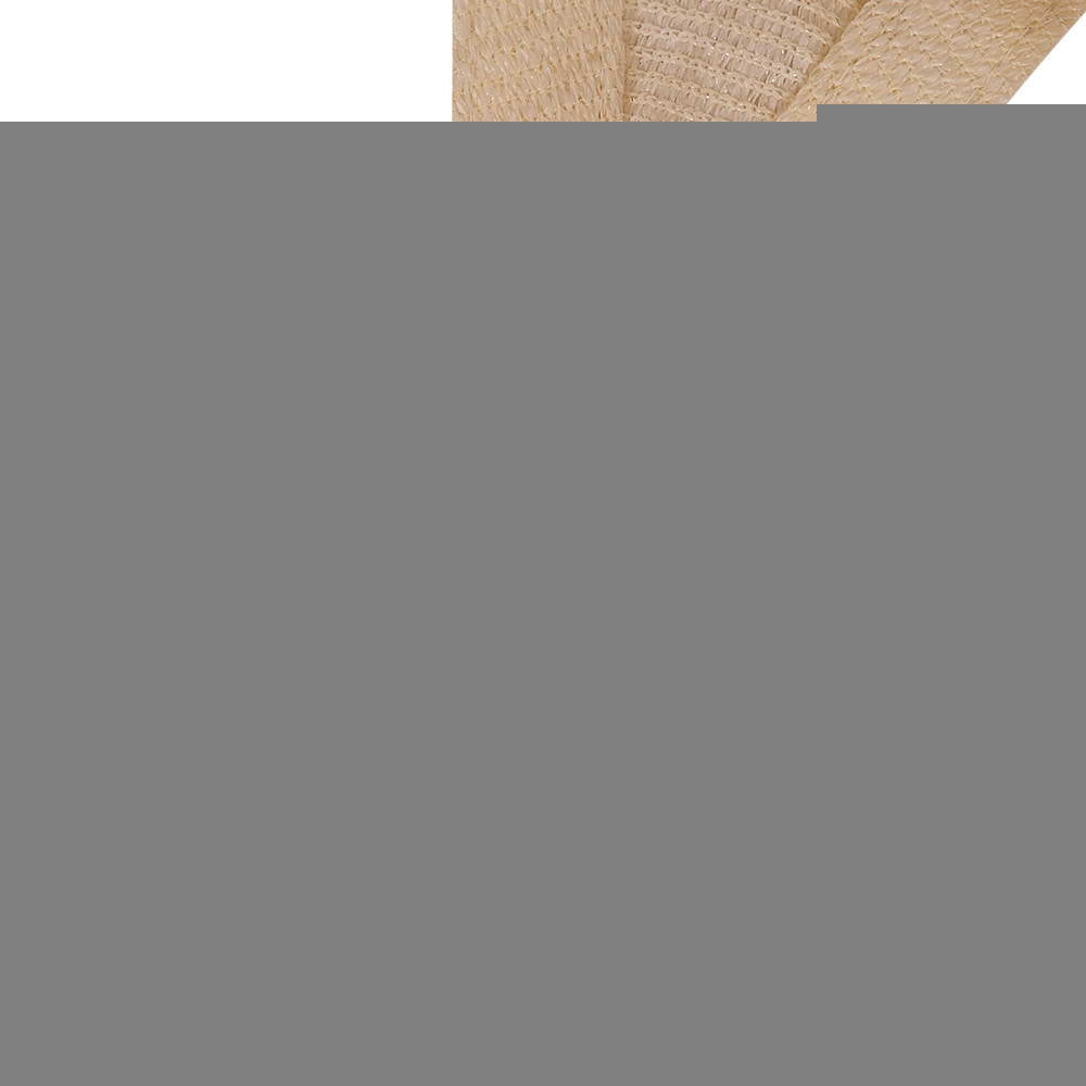 Instahut Shade Sail 2.5x3m Rectangle 280GSM 98% Sand Shade Cloth