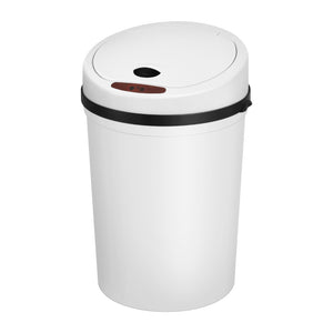 Devanti Sensor Bin Motion Rubbish Bins Kitchen Automatic Trash Can White 9L