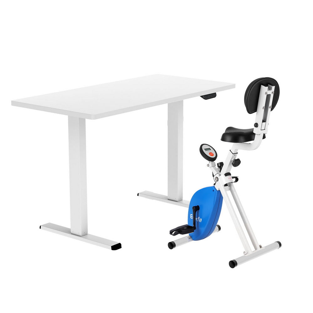 Under Desk Exercise  Bike With Standing Desk Automatic on a white background