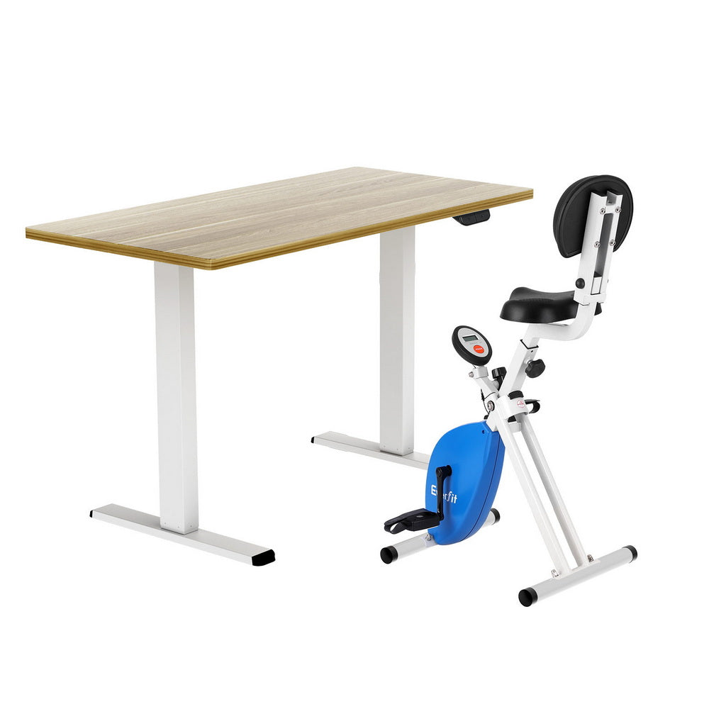 Under Desk Exercise  Bike With Standing Desk Automatic  on a white background
