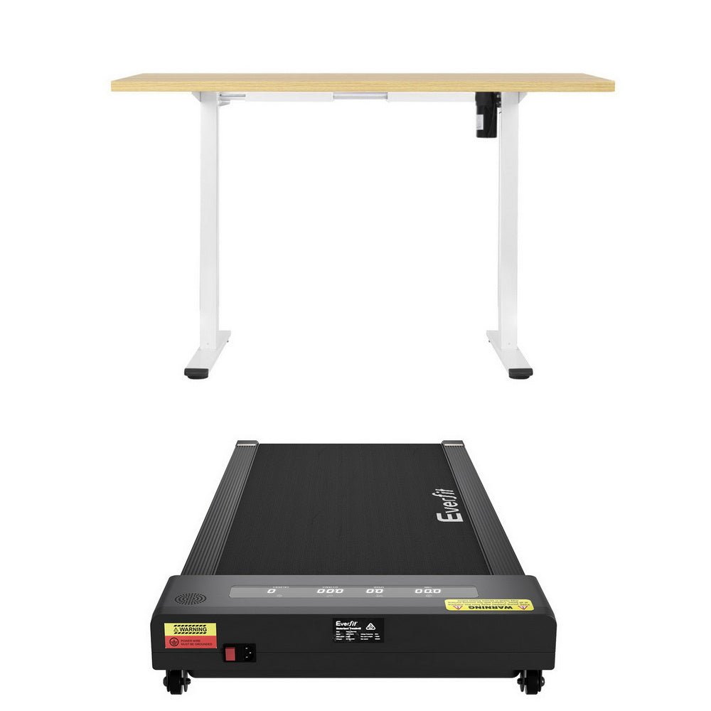 Artiss Electric Treadmill with 140cm Automatic Standing Desk Walking Pad 400mm - Factory Direct Shop