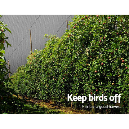 Instahut 50% Shade Cloth 1.83x30m Shadecloth Wide Heavy Duty White