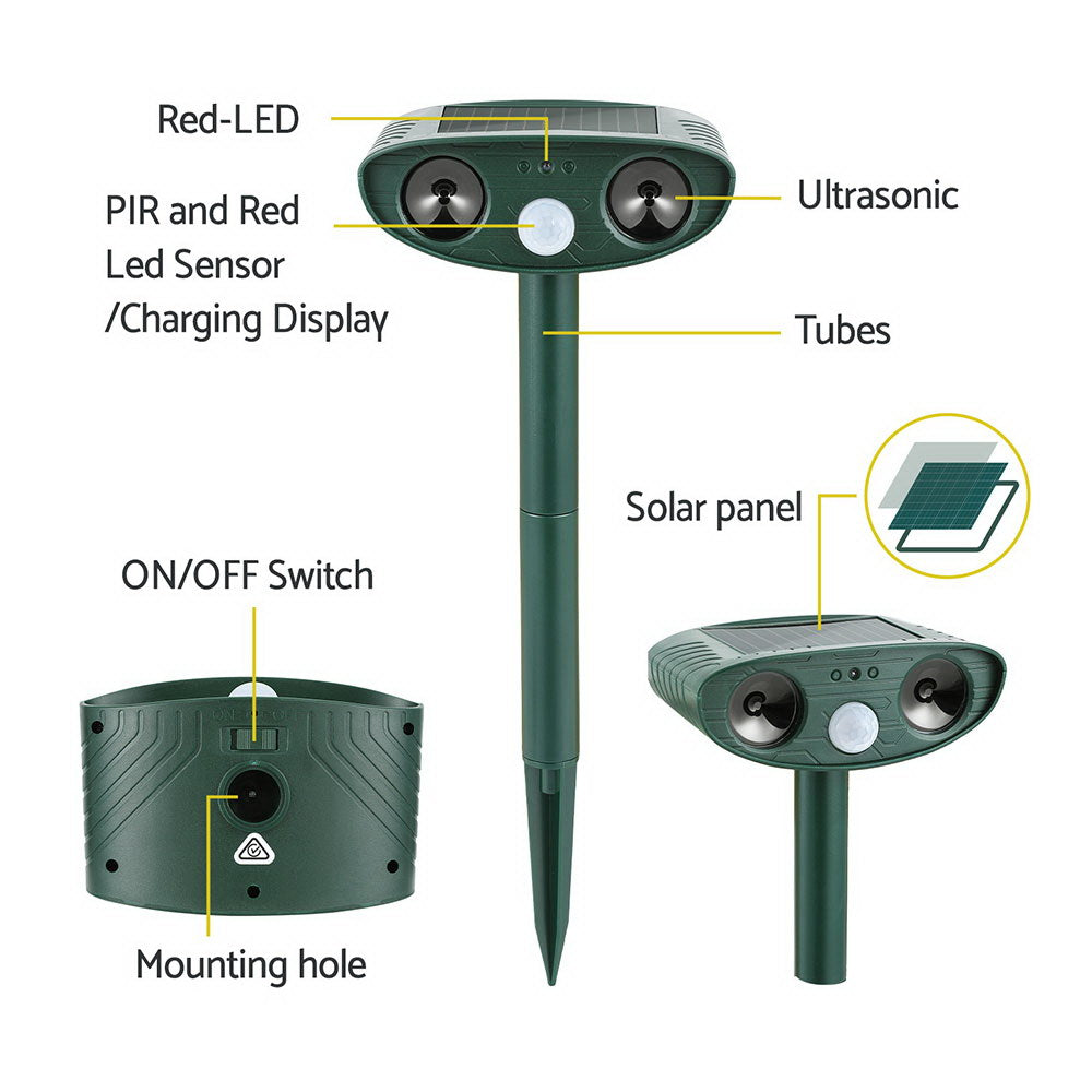 Snake Repeller Ultrasonic Solar Powered
