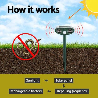Snake Repeller Ultrasonic Solar Powered