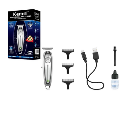 KM-1949 Professional Hair Clipper - Electric Hair Trimmer for Styling &amp; Carving

Experience professional-quality haircuts with the KM-1949 Hair Clipper. This advanced electric hair trimmer is ideal for both personal and professional use, delivering exacting cuts, styling, and carving for flawlessly styled hair.
