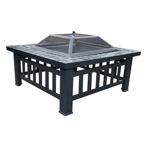 Square Metal Fire Pit Outdoor Heater 18"&nbsp;

Elevate your backyard gatherings with our Square Metal Fire Pit Outdoor Heater. This versatile fire pit is not only a perfect patio garden stove, but also a BBQ fireplace brazier. Its faux-stone finish and modern square design will add a touch of elegance to any outdoor space. With its powder coated, anti-rust finish and additional support from ladder posts, this fire pit is built to last. Order now and become the ultimate entertainer!