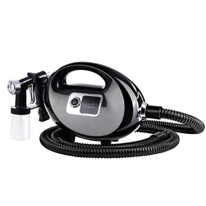 Professional Spray Tan Machine Sunless Tanning Gun Kit HVLP 500W System Black