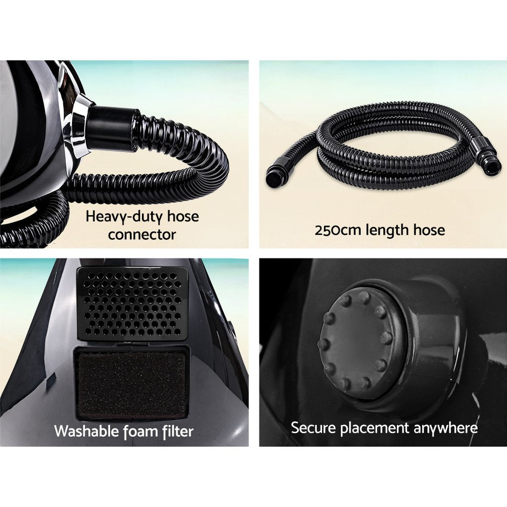 Professional Spray Tan Machine Sunless Tanning Gun Kit HVLP 500W System Black