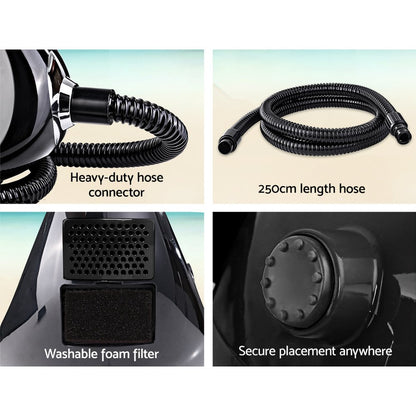Professional Spray Tan Machine Sunless Tanning Gun Kit HVLP 500W System Black