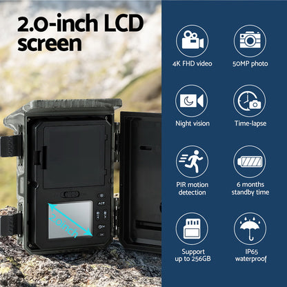 Trail Camera UL-tech Solar 4K 50MP Wildlife
