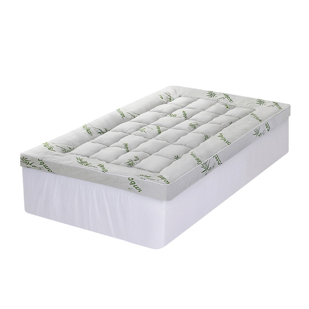 Giselle Mattress Topper 11cm Pillowtop toppers Bamboo Single