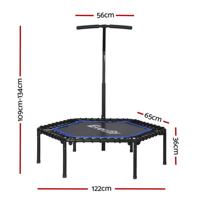 Rebounder Mini Trampoline 48inch-Blue Black
