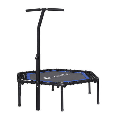 Rebounder Mini Trampoline 48inch-Blue Black