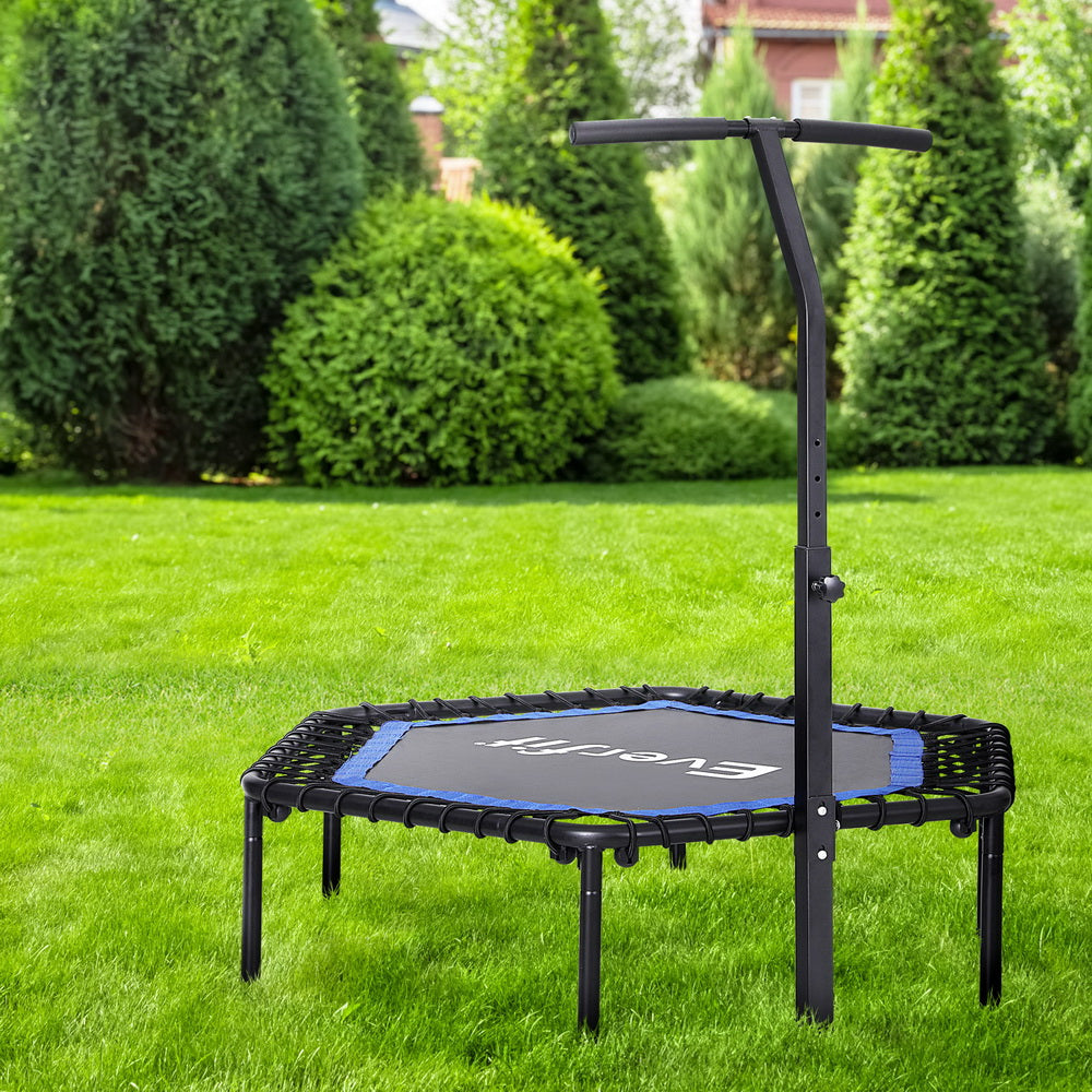 Rebounder Mini Trampoline 48inch-Blue Black