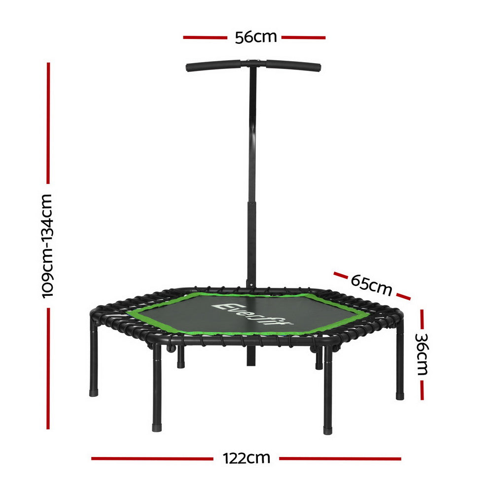 Rebounder Mini Trampoline 48inch-Green Black