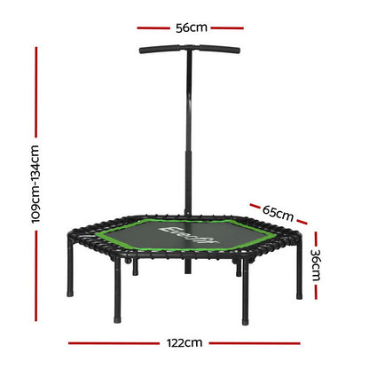 Rebounder Mini Trampoline 48inch-Green Black