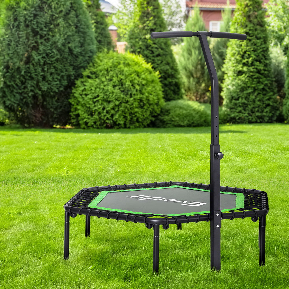 Rebounder Mini Trampoline 48inch-Green Black