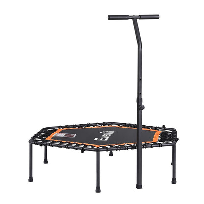 Rebounder Mini Trampoline 51inch-Orange Black