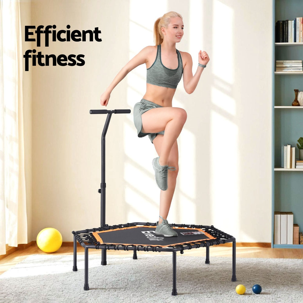 Rebounder Mini Trampoline 51inch-Orange Black