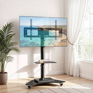 Artiss 40 - 100" TV Stand Mount Bracket Universal Adjustable Height with Wheels - Factory Direct Shop