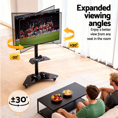Artiss 40 - 100" TV Stand Mount Bracket Universal Adjustable Height with Wheels - Factory Direct Shop