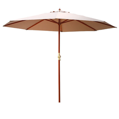 Beach Umbrella 3m Outdoor-Beige