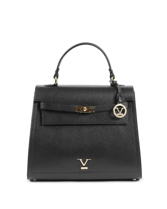 V Italia by Versace 1969 abbigliamento sportivo srl Women's Leather Handbag in Black - One Size