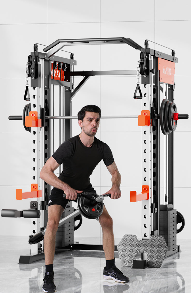 SmartFit M1 Max 140kg Pin Loaded Multi Functional Training Smith Machine Home Gym Power Rack Machine