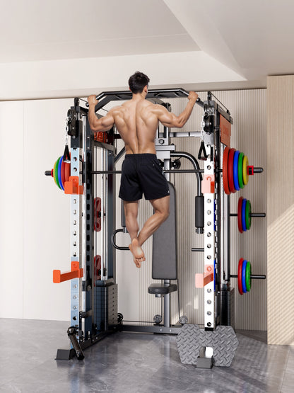 130kgs pin loaded SmartFit M1 Ultra Leg Press and Chest Fly Multi Functional Training Smith Machine Home Gym