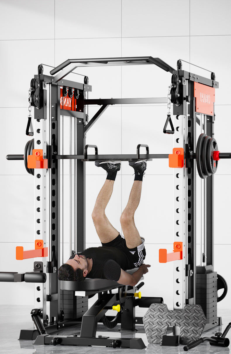 SmartFit M1 Max 140kg Pin Loaded Multi Functional Training Smith Machine Home Gym Power Rack Machine package