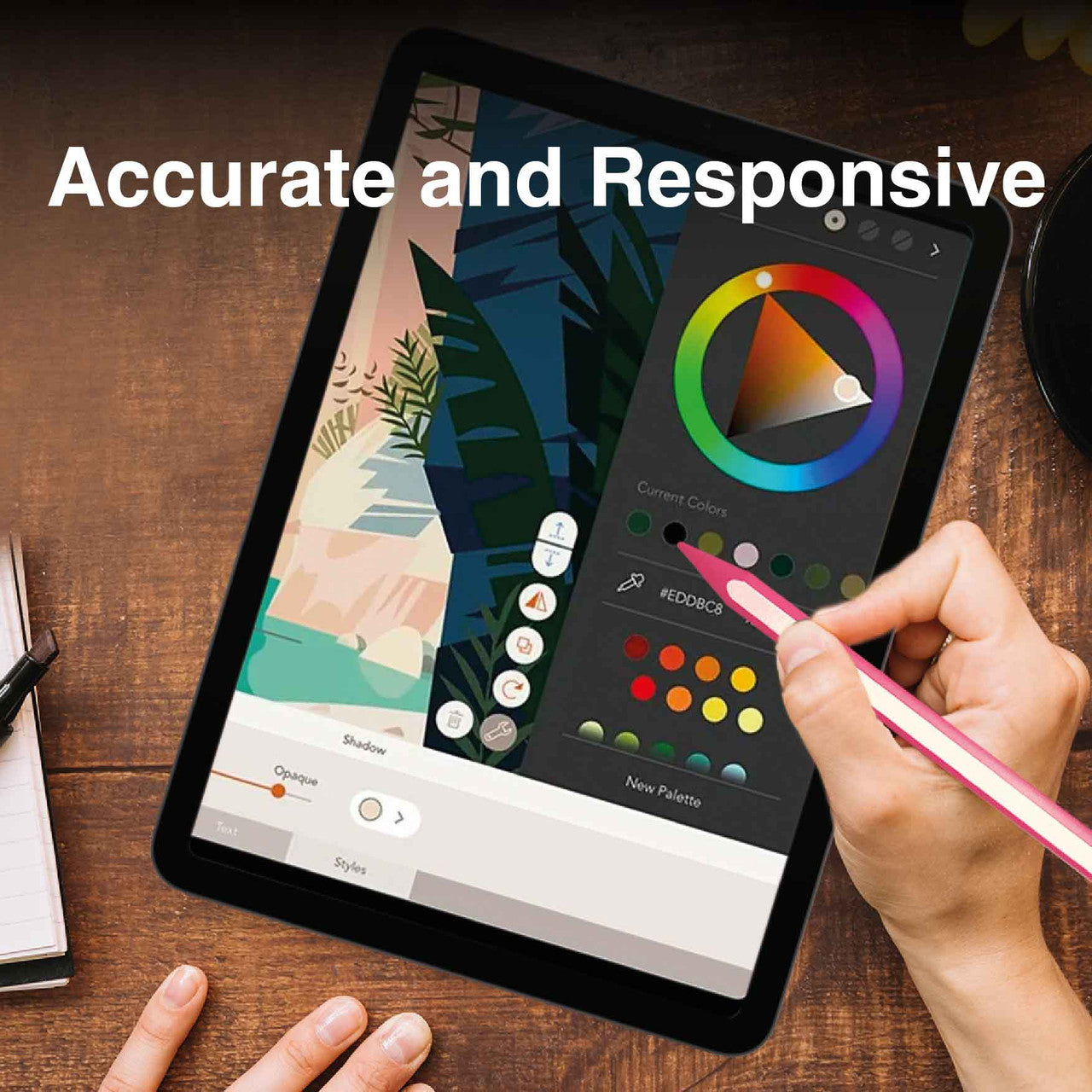 Laser Active Stylus Pen for iPad - Pink