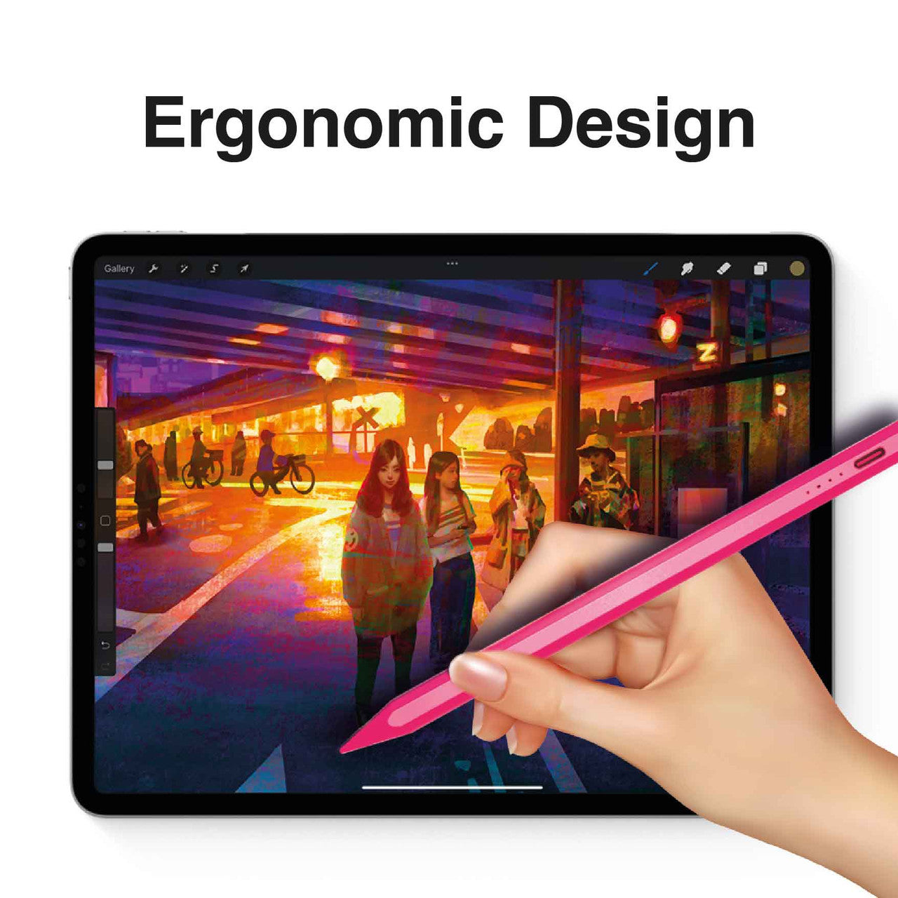 Laser Active Stylus Pen for iPad - Pink