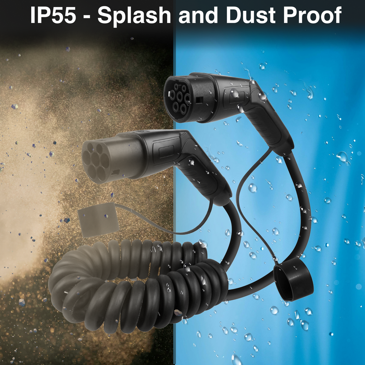 Electronic Vehicle Charging Cable 2.5M Type 2