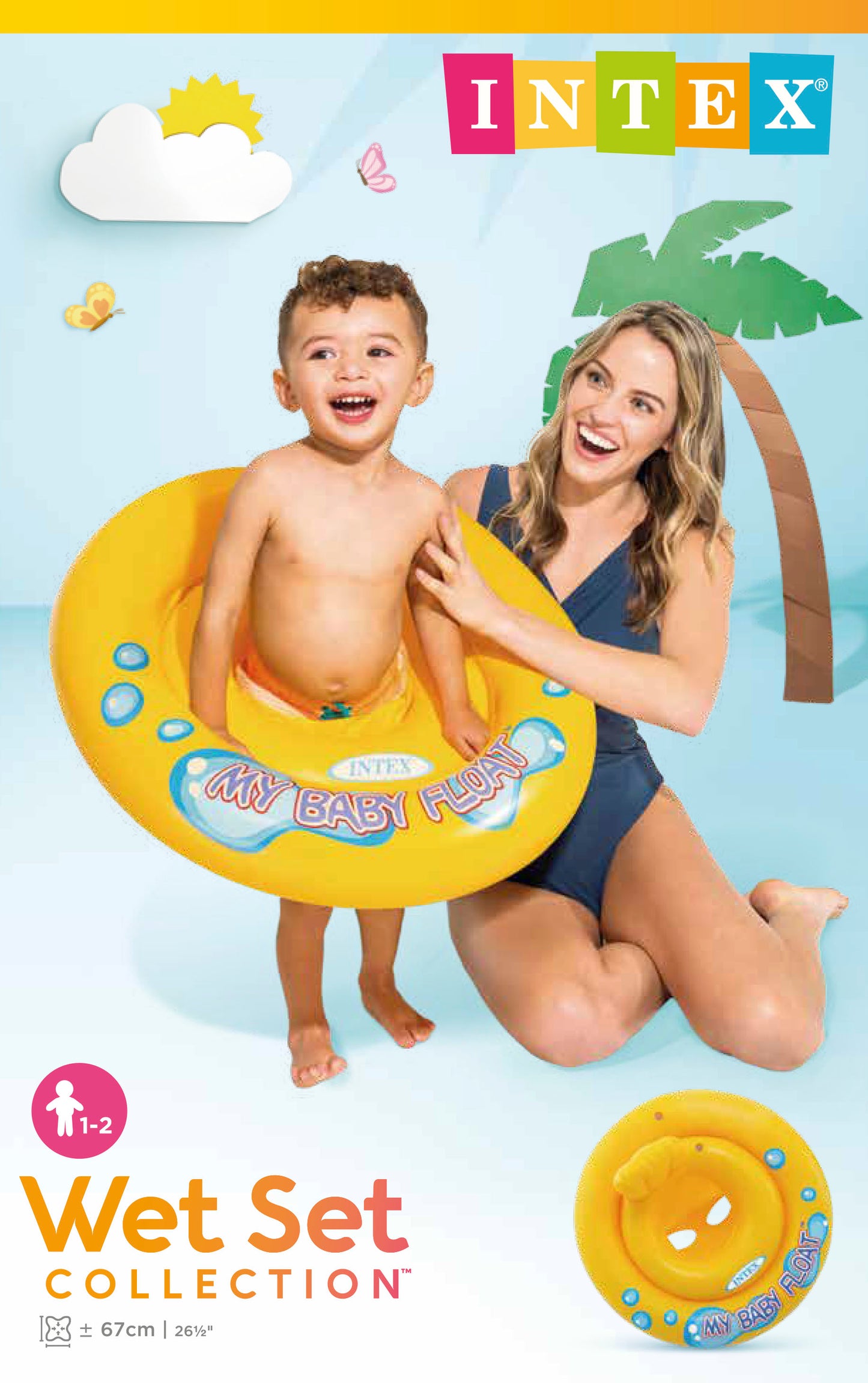 Intex My Baby Pool Float Ages 6-12m 56585