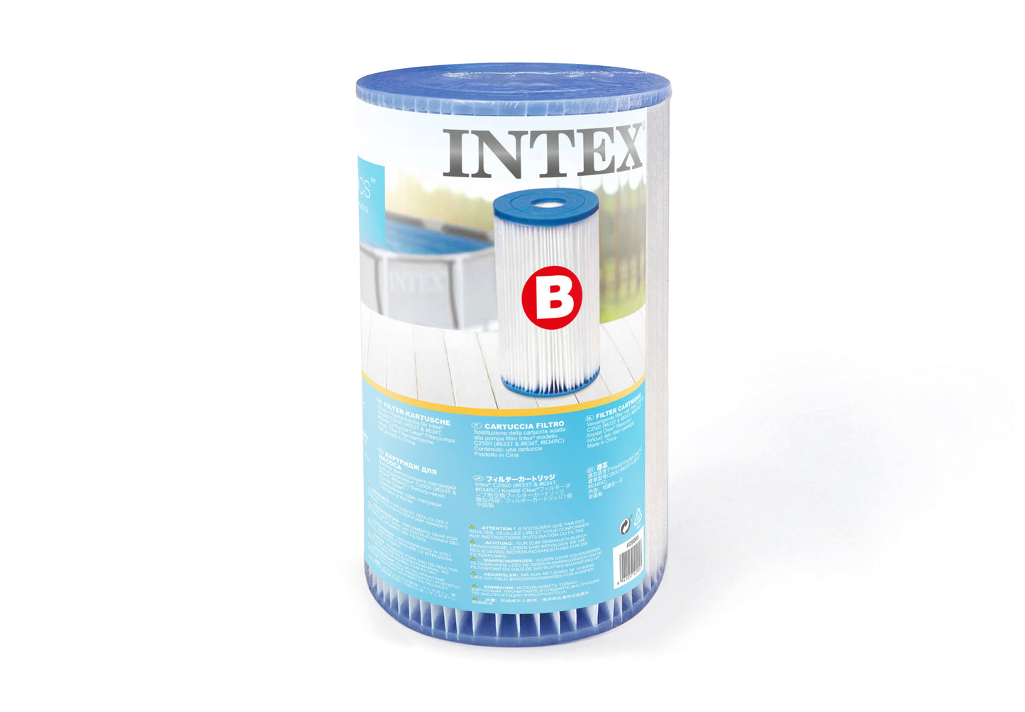 Intex Filter Cartridge replacement Size B INTEX FILTER PUMP 29005