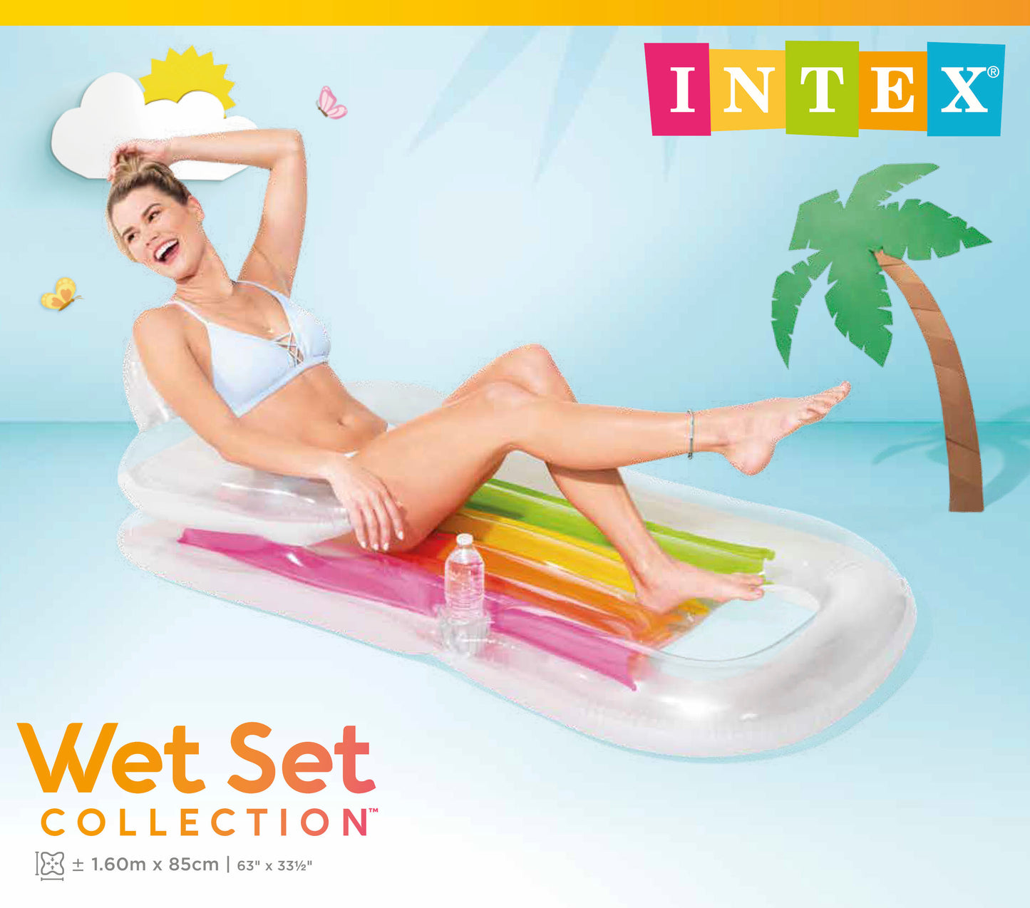 Intex King Kool Inflatable Pool Lounge 58802
