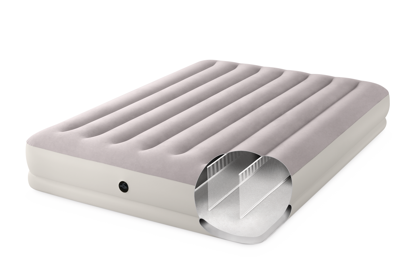Intex Queen Dura-Beam Prestige Mid-Rise Airbed w/ USB150 Pump- 64179